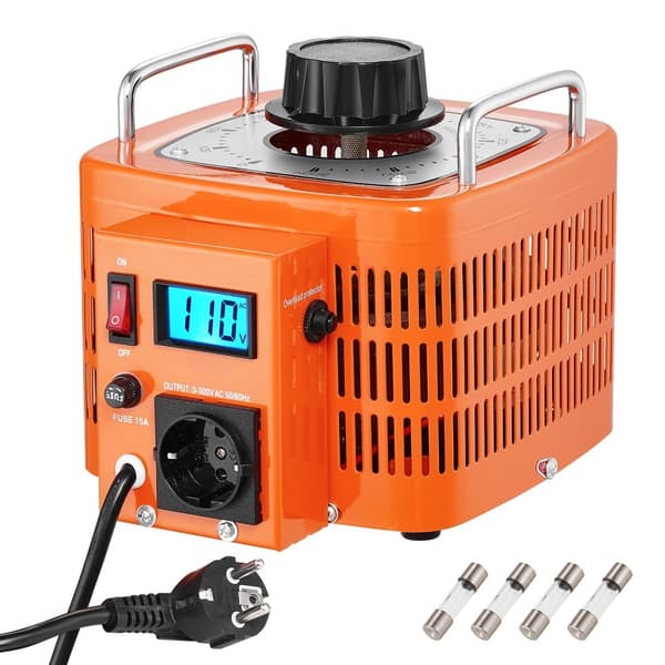 3000VA Transformator för variabel spänning 10A 0-300V Spänningsregulator LCD CE-godkänd