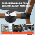 Pikkukuva 4 / 9: Pergola kannatinsarja 101x101mm, 4 kpl Heavy Duty kulmakiinnike, helppo asentaa puupalkkeihin ulkotiloissa.