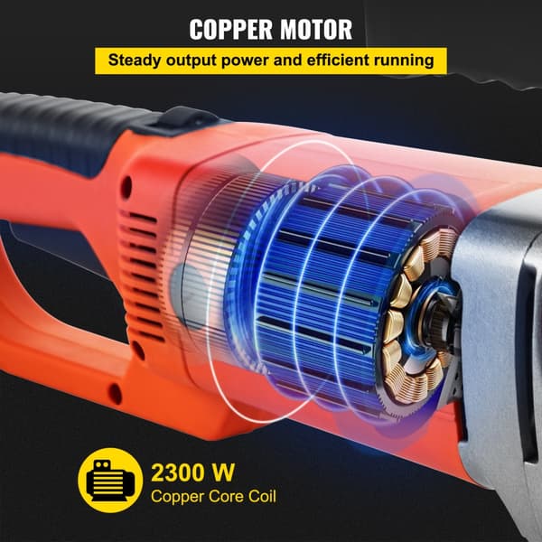 Kätevä 2300 W putkenkierrekone, 220 V, raskaan käytön tehokäyttösarja, 6 meistä 1/2"-2", kannettava.