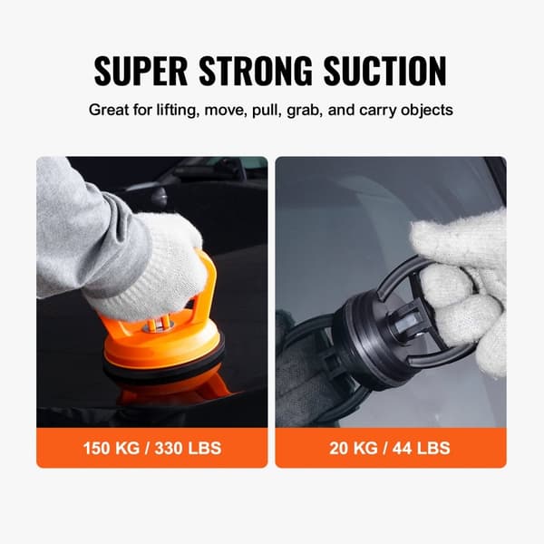Bulefjerningssæt med 3 sugekopper, håndtag, handsker og klud til effektiv bilreparation uden maling. Perfekt til glas og fliser!