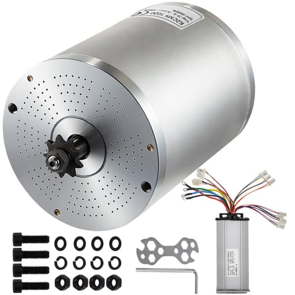 3000W 72V borstlös motor, elektrisk skotermotor med 4900 rpm för minicykel, fyrhjuling och gokart.
