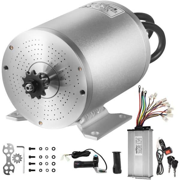 Sähköharjaton 48V 2000W moottori, 4300 RPM, 34A ohjaimella ja kaasukahvalla Go Kartiin ja ATV:hen.