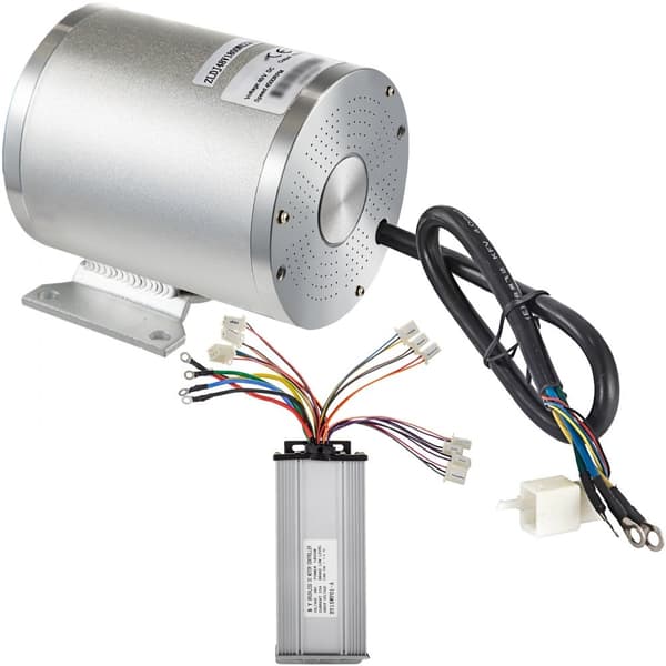 2000W 48V borstlös DC-motorsats med 42A, 4300RPM elektrisk motor för golfbilar och mobilitetsvagnar.