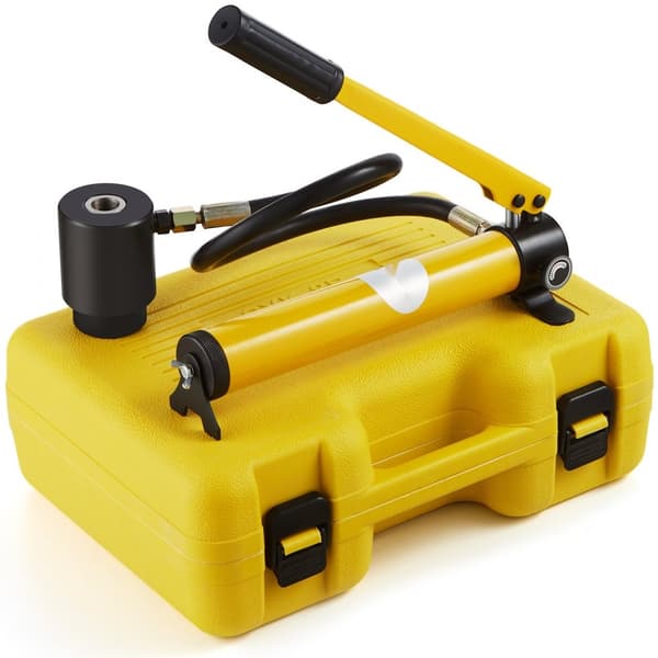 10 ton hydraulisk knockout-stanssats, 1/2" till 2" hålskärning, KO-verktyg, stansare 6 delar för metall och plast.