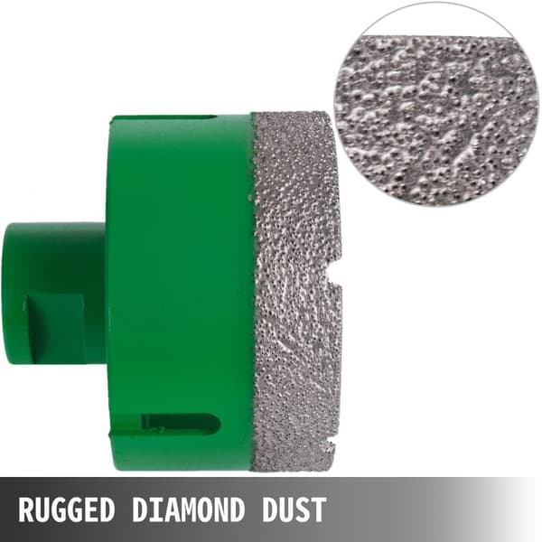 6 stk diamant hulsavsæt med M14 gevind, 20/25/40/45/50/68 mm (0,79/1/1,6/1,77/2/2,7 tommer) inkl. 2 savklinger.