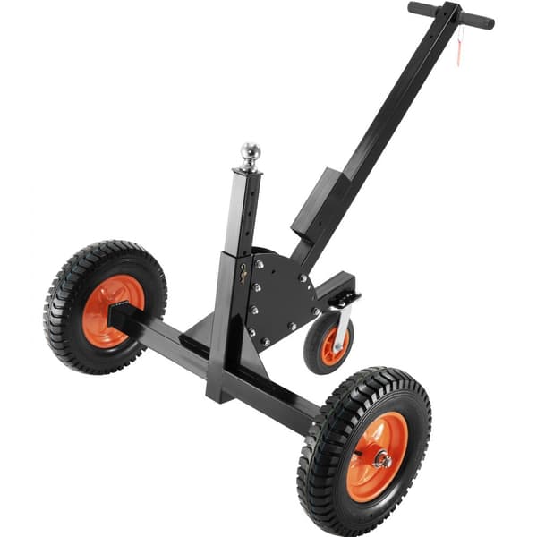 Justerbar trailer dolly, 1500 lbs kapacitet, 2-i-1 trailer mover med justerbar højde (23,6''-35,4''), pneumatiske dæk og universalkompatible