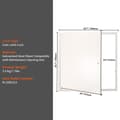 Miniatyrbild 7 av 9: Åtkomstpanel för gips och tak, 24x24 tum, förstärkt dörr, stålvägghålskåpa, lättinstallerad, avtagbar panel för kablar, silver.