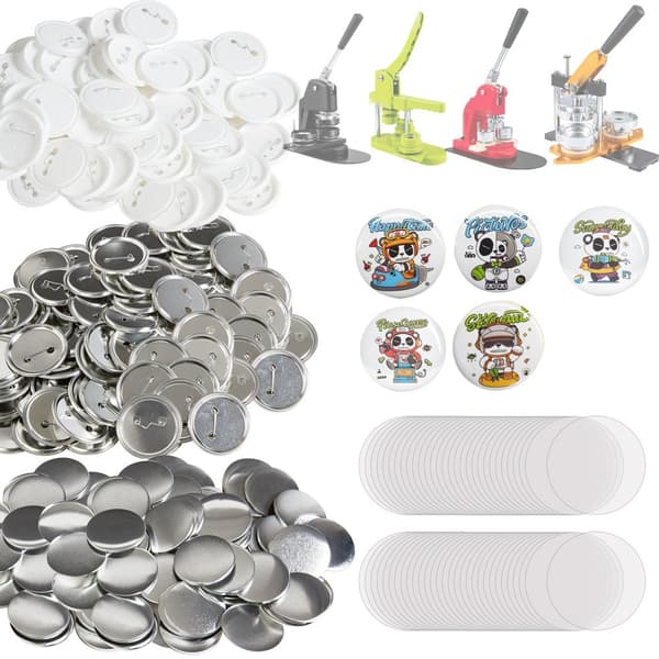 2,25" 58 mm Knappmärken Delar Tillbehör för Knappmaskin 500 set