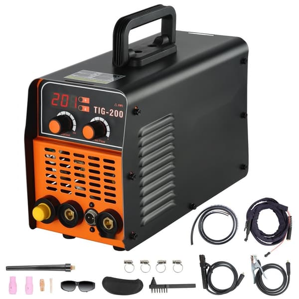 TIG-200C, 200 Amp TIG/MMA ARC 2-i-1 svejser. Ideel til stål, titan og kobberlegeringer med HF IGBT DC inverter teknologi.