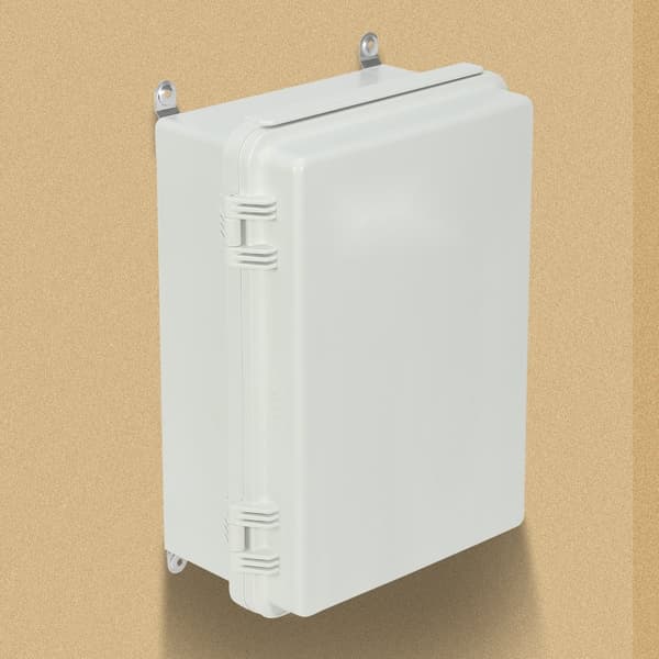 Elektrisk kopplingsdosa utomhus, 16,93 x 12,99 x 7,09 tum, ABS-plast, rostfri spärr, IP67 damm- och vattentät.