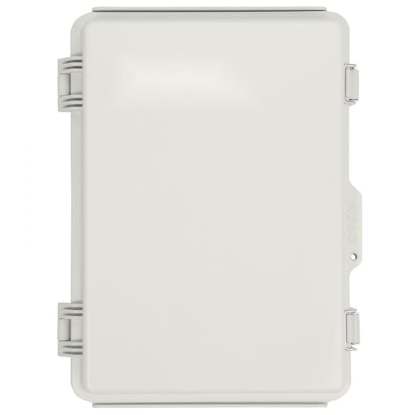Elektrisk kopplingsdosa utomhus, 16,93 x 12,99 x 7,09 tum, ABS-plast, rostfri spärr, IP67 damm- och vattentät.