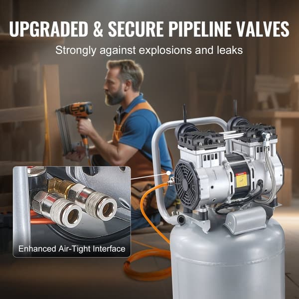 13 gallon luftkompressor 2HK 4 SCFM@90PSI Oljefri kompressor 116PSI