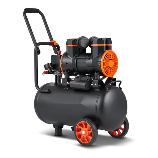 Ilmakompressori 6,3 Gallonaa, 1450 W, 3,35 Cfm@90Psi, 70 Db - Erittäin hiljainen ja öljytön!