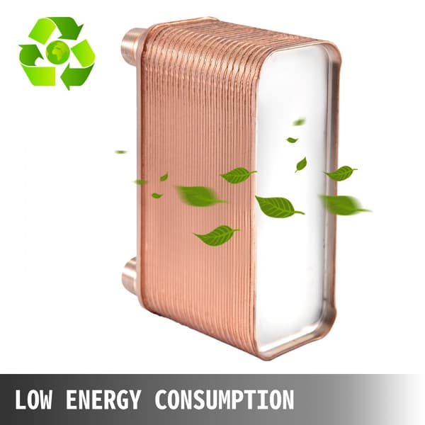 Varmeveksler: Lodet pladevarmeveksler til effektiv opvarmning. Ideel løsning til energibesparelse.