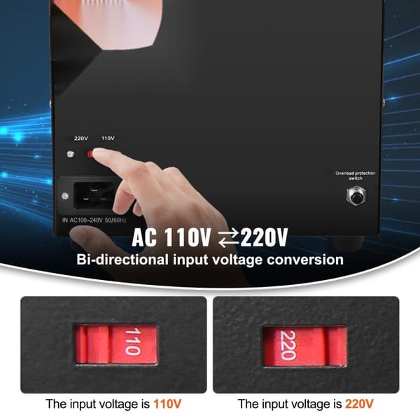 3000W Spänningsomvandlare Transformator Steg Upp/Ned 220V-110V / 110V-220V CE Godkänd