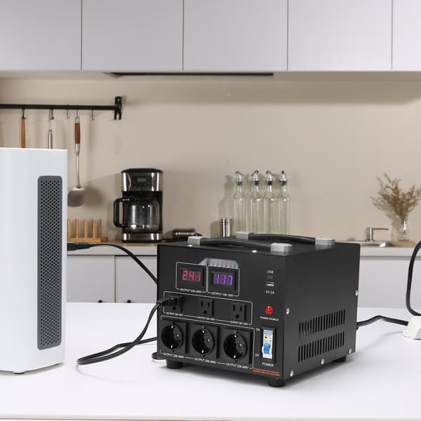 3000W Spänningsomvandlare Transformator Steg Upp/Ned 220V-110V / 110V-220V CE Godkänd