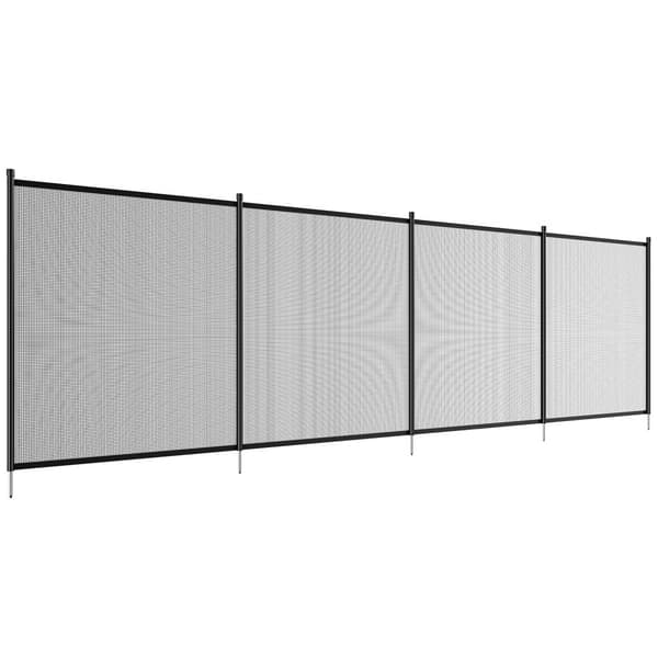 Allasaidat 4 x 72 FT maanalaisille uima-altaisiin, irrotettava turva-aita lapsille, helppo asennus, 340 g PVC-verkko.