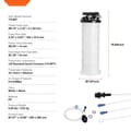 Pikkukuva 7 / 9: Nesteenpoistolaite 1,74 gal (6,5 l), pneumaattinen/manuaalinen, öljynvaihto tyhjennykseen mittatikulla ja imuletkulla.