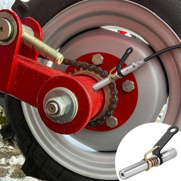 Fedtpistolkobling, 10000 PSI højtryk, 6-kæber låsning, hurtigudløser smørepistolspids med slange/Zerk fittings. Kompatibel med 1/8" NPT til biler.