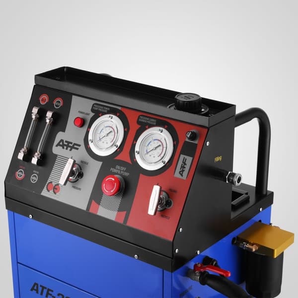 DC 12V automatisk transmissionsvæskeudskiftningsmaskine, skylleequip. Gearvæskeudveksler 0-60 PSI, olieudskifter til benzin og dieseltransmission.