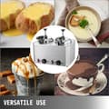 Miniatyrbild 7 av 9: Varm Ostpump Fudge Värmare 2 pumpar Rostfritt Stål 30-110℃ Nacho Ost Dispenser 10-30ML per gång för varm fudge och karamel.