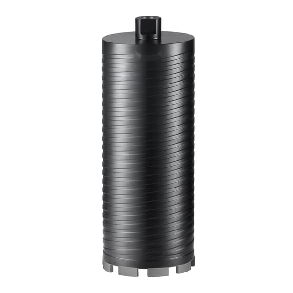 Kernebor 4,25" til mursten og beton, våd/tør med pilotbitadapter. Boredybde: 9,5", indvendigt gevind: 5/8"-11. Laser-svejset kvalitet.