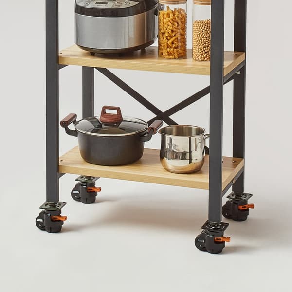 Nivelleringshjul sæt (4 stk.), 1100 lbs kapacitet, 2 tommer, stærkt design, 360° drejelige, justerbare fødder til arbejdsbord.