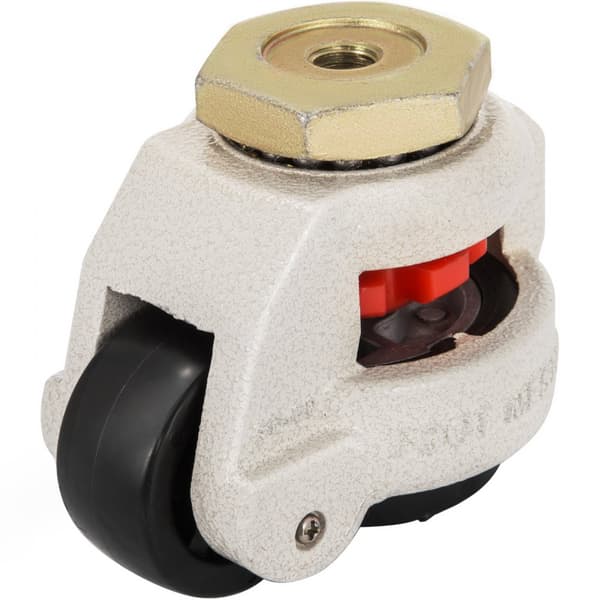 4-pack Nivelleringshjul GD-80S, Stammonterad Footmaster, 1102 lbs per hjul, Nylonhjul och NBR Pad (GD-80S)
