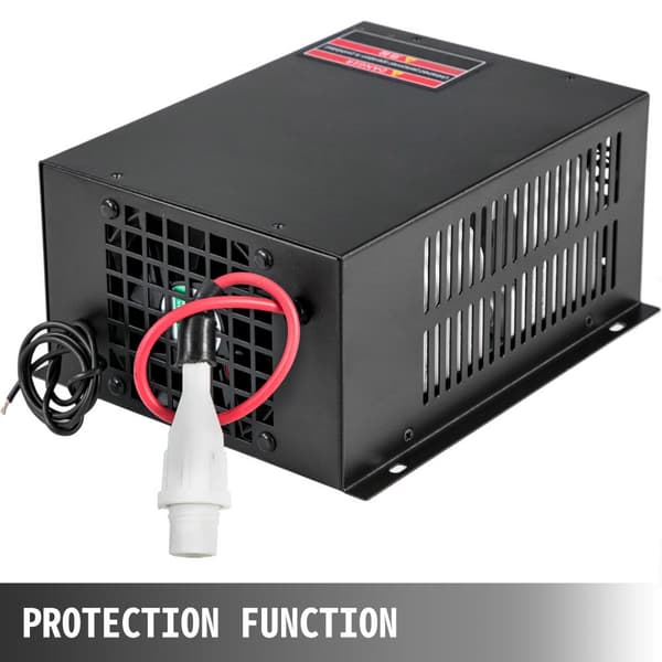 Laserstrømforsyning 80W til CO2 lasergraver. Ideel strømforsyning til laser cutter og graveringsmaskiner.