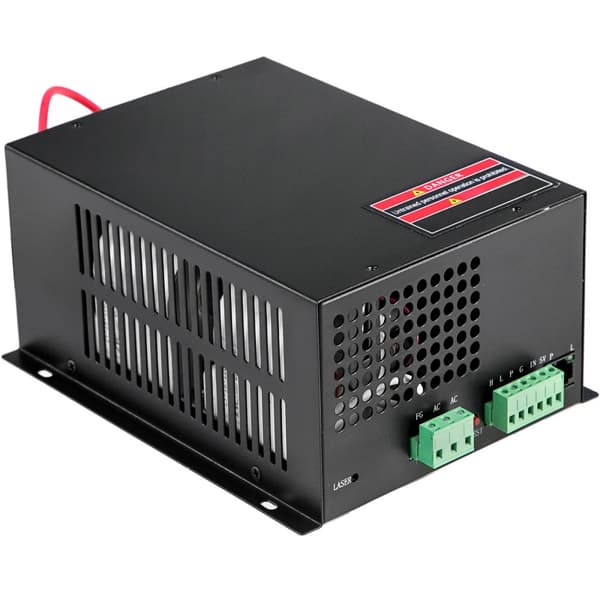 Laserstrømforsyning 80W til CO2 lasergraver. Ideel strømforsyning til laser cutter og graveringsmaskiner.