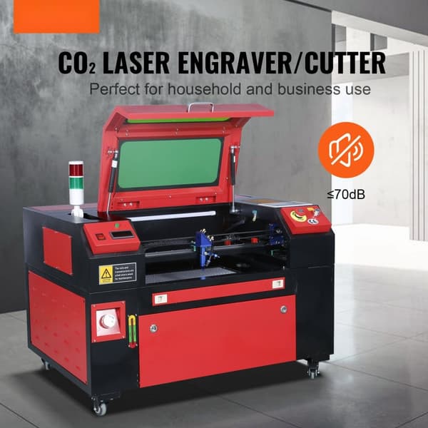 Laserskærer 50W CO2 - Lasergravør og udskæringsmaskine, 300x500 mm arbejdsareal. Perfekt til præcise graveringer!