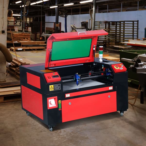 Laserskærer 60W CO2 til gravering og udskæring, 400x600 mm arbejdsområde. Effektiv maskine til præcise resultater.