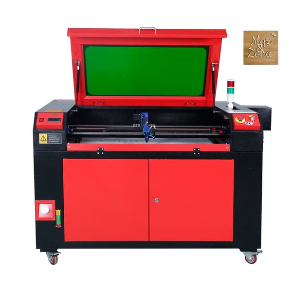 Laserskærer 100W CO2 - Lasergravør og udskæringsmaskine med 600x900 mm arbejdsområde. Effektiv og præcis!