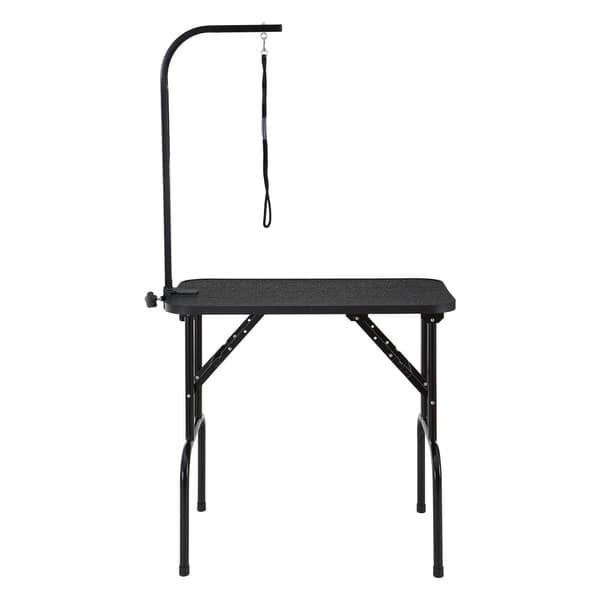 Lemmikkien trimmauspöytä 808 x 460 mm, kokoontaitettava teline keskikokoisille ja pienille koirille, ilmainen hoitosilmukka.