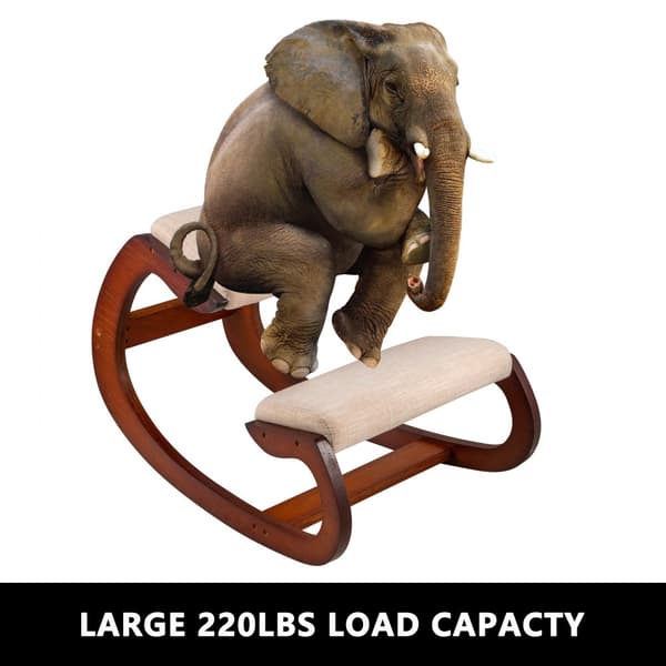 Ergonomisk knæstol med 220 LB kapacitet, perfekt til hjemmekontoret. Optimal støtte og komfort for en god siddestilling.