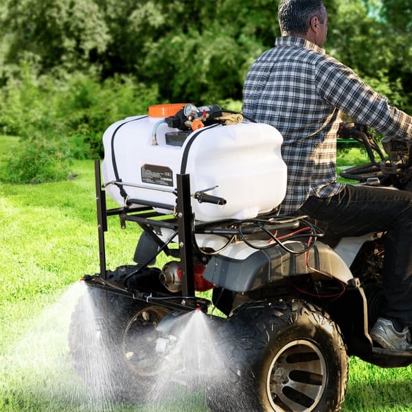 ATV-sumutin 60 L/15,9 Gal ATV/UTV-ruisku suutinpuomilla, 1,9 GPM tehokkuudella.