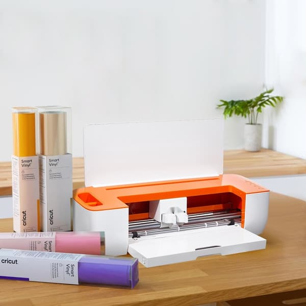 Vinylskärmaskin, Bluetooth-anslutning, DIY-skärmaskin, kompatibel med iOS, Android, Windows och Mac. Inkl. mönster för kort och heminredning.