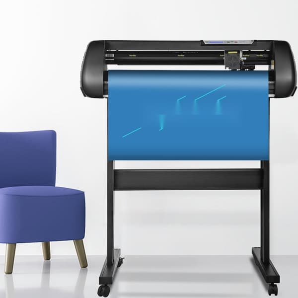 Vinylskærermaskine 28", offline skæreplotter m. Bluetooth, justerbar hastighed & kraft, præcision, DIY-Software til Windows.