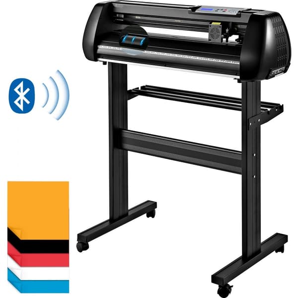 Vinylskärare, 34-tums skärplotter, Offline-maskin med Bluetooth, Hög precision, justerbar hastighet och kraft, DIY-programvara.