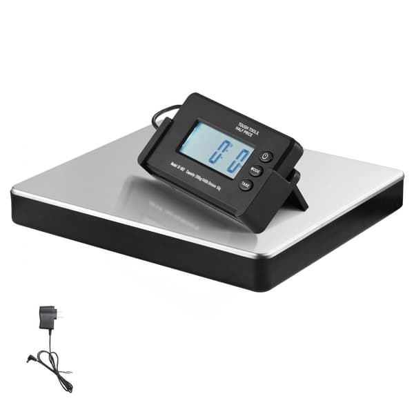 Digitaalinen postivaaka 440 lbs x 1,7 oz. AC/DC-paketti LCD - tarkka ja kätevä!