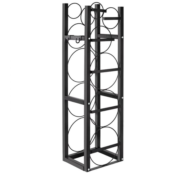 Kylmäainesäiliöteline, 3-30 lb sylintereille ja 3 pienelle pullolle.