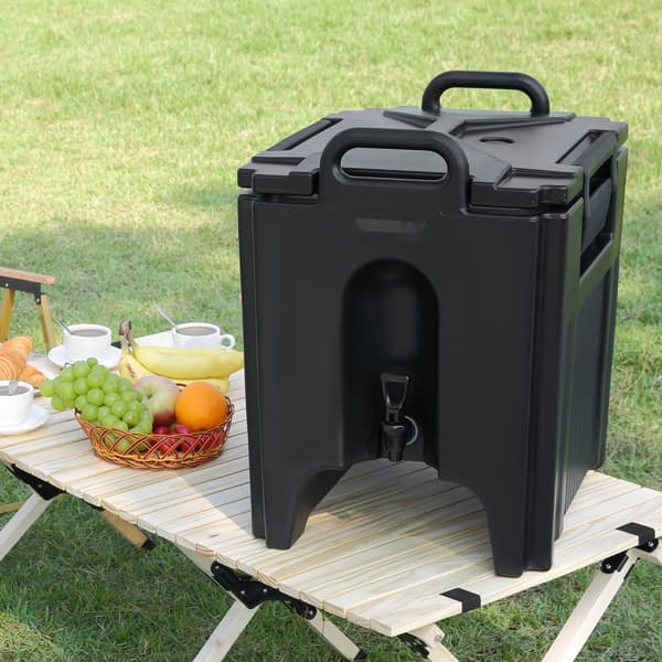 Isoleret drikkevaredispenser, 10 gallon, fødevaregodkendt LL9450UP til kolde og varme drikke. Termisk køler med to-trins hanehåndtag.