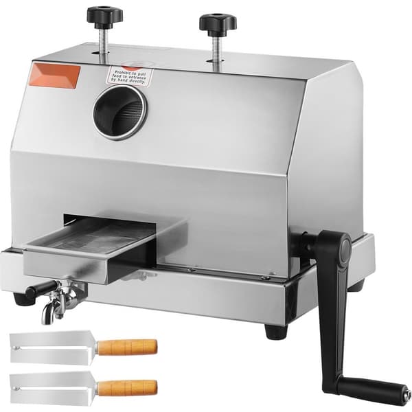 Kommerciel sukkerrørsjuicermaskine med 110LBS/H kapacitet, 3 ruller og 2,4" indløb for effektiv saftproduktion.