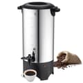Miniatyrbillede 1 af 9: Kommerciel kaffeurne til 50 kopper – rustfrit stål, hurtig brygning og effektiv kaffedispenser. Ideel til arrangementer!