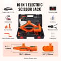 Miniatyrbillede 7 af 9: Elbil gulv jack på 3 tons - elektrisk saksejakke til bilreparationer og vedligeholdelse.