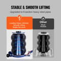 Miniatyrbild 4 av 9: Air Jack, 5 Ton/11000 lbs Triple Bag, lyfter upp till 18,5 tum/470 mm, snabb pneumatisk domkraft för bil och garage.