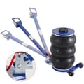 Miniatyrbild 1 av 9: Air Jack, 5 Ton/11000 lbs Triple Bag, lyfter upp till 18,5 tum/470 mm, snabb pneumatisk domkraft för bil och garage.