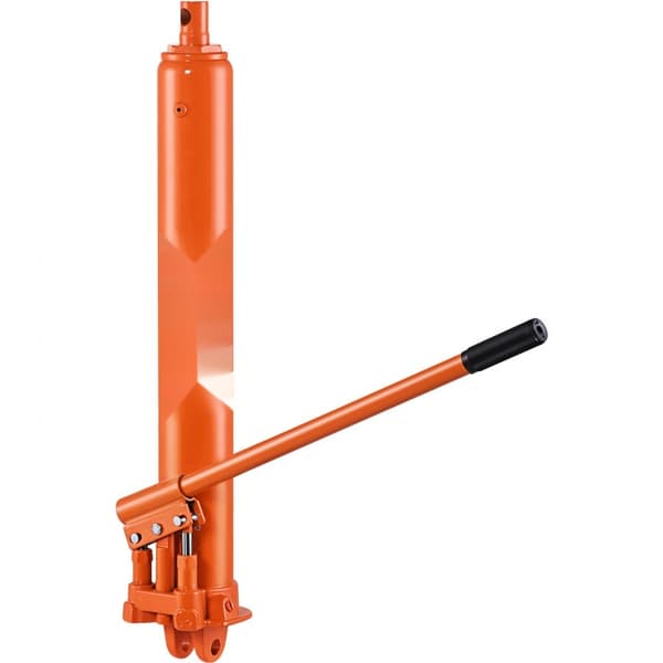 Hydraulisk lang rammejek, 8 tons motorløfter med dobbelt stempelpumpe og gaffelbase. Ideel til garager og værksteder.