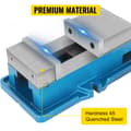 Miniatyrbillede 2 af 9: 5" Super-Lock skruestik til NC/CNC-maskiner. Høj præcision, 125 mm bor, 24KN lås til bænkskruestik og CNC-arbejde.