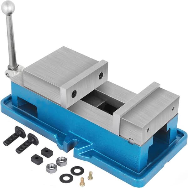 5" Super-Lock skruestik til NC/CNC-maskiner. Høj præcision, 125 mm bor, 24KN lås til bænkskruestik og CNC-arbejde.